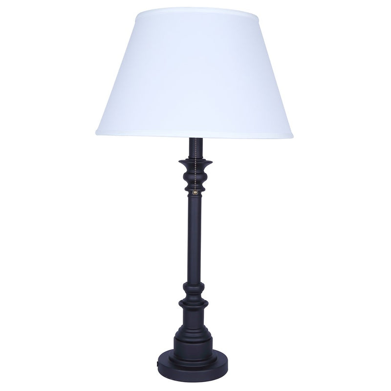 Canarm Nevan 2 Light 30.5" Table Lamp, Oil Rubbed Bronze