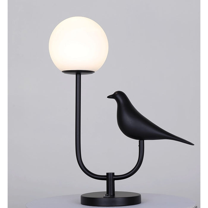 Canarm Avis 1 Light 60.00" Table Lamp, Matte Black - ITL2128B22BK