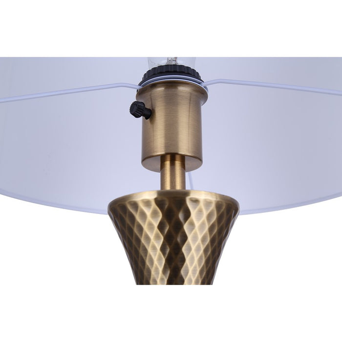 Canarm Mica 1 Light 25.75" Table Lamp, Gold