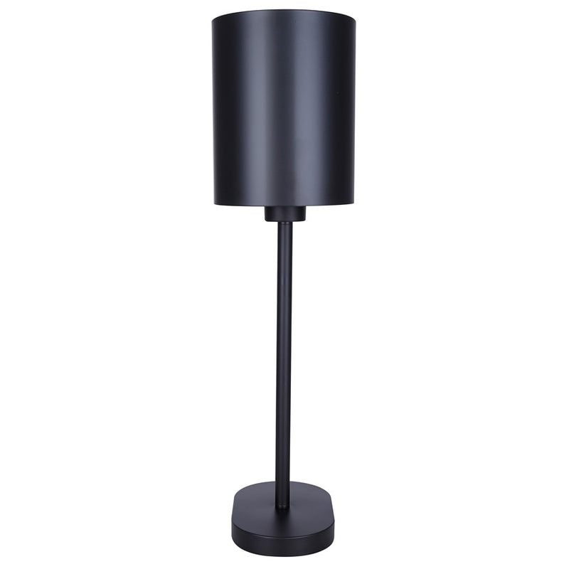 Canarm Kov 24in 1-Light Table Lamp | Matte Black Metal Shade | Bedroom & Reading Nook | 13 x 6 x 24 in | Model ITL2132B24BK