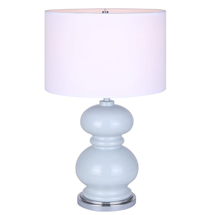 Canarm Biely 1 Light 22.75" Table Lamp, Light Blue