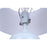 Canarm Biely 1 Light 22.75" Table Lamp, Light Blue