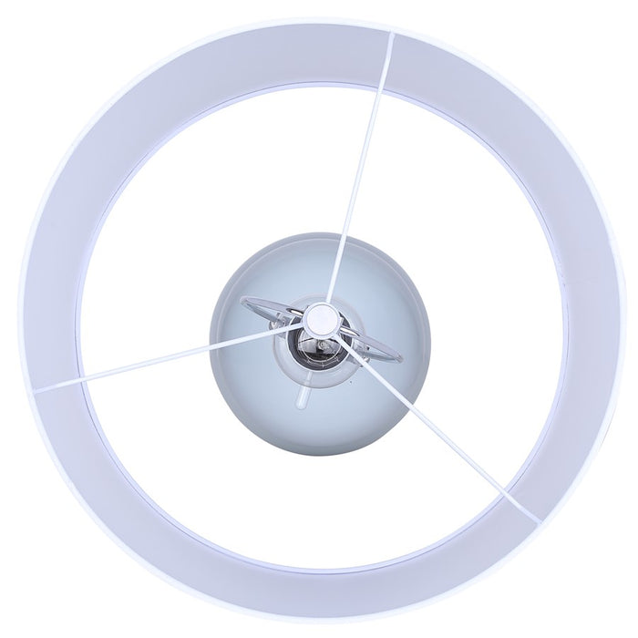 Canarm Biely 1 Light 22.75" Table Lamp, Light Blue