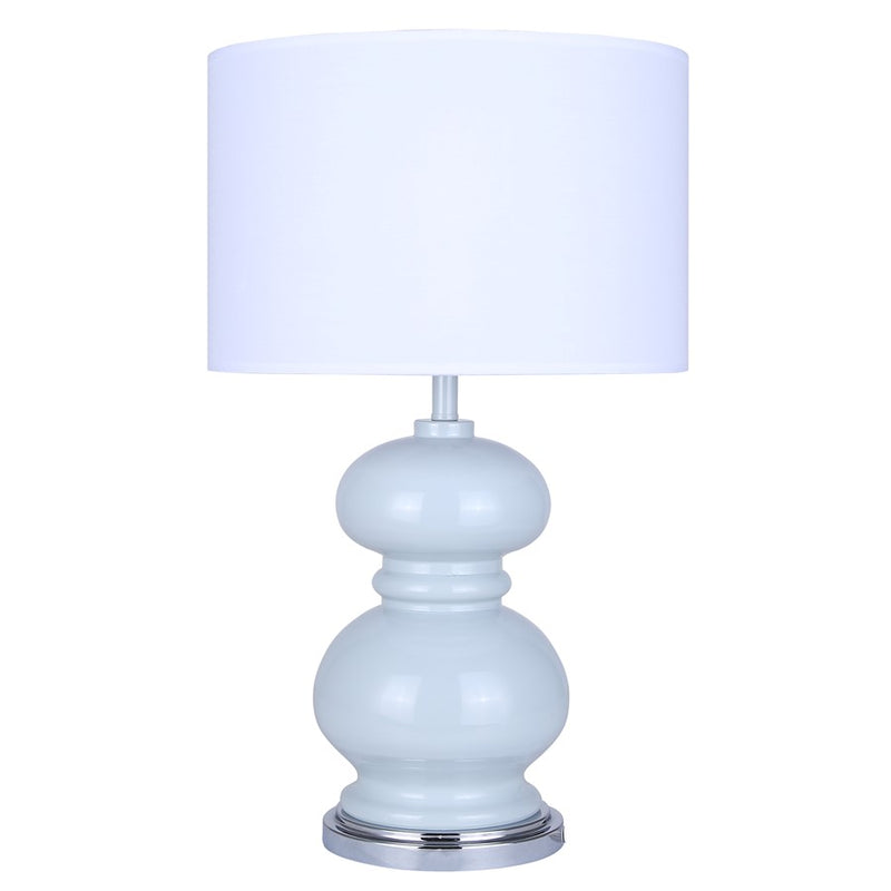 Canarm Biely 1 Light 22.75" Table Lamp, Light Blue