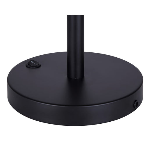 Canarm Lano 1 Light 24" Table Lamp, Matte Black