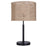 Canarm Lano 1 Light 24" Table Lamp, Matte Black