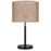 Canarm Lano 1 Light 24" Table Lamp, Matte Black