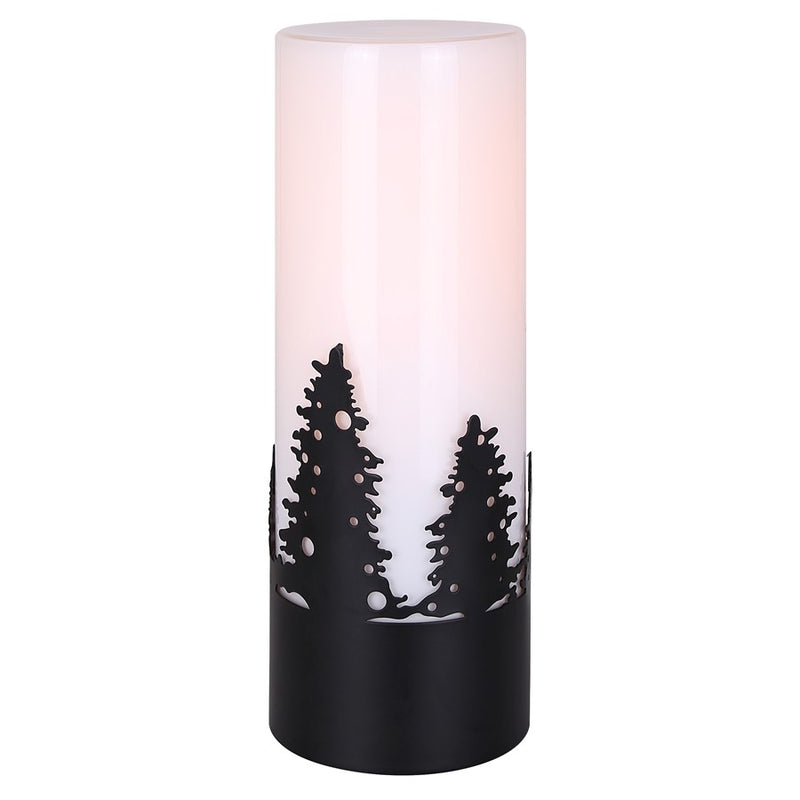Canarm Silvia 1 Light 12.75" Table Lamp, Matte Black
