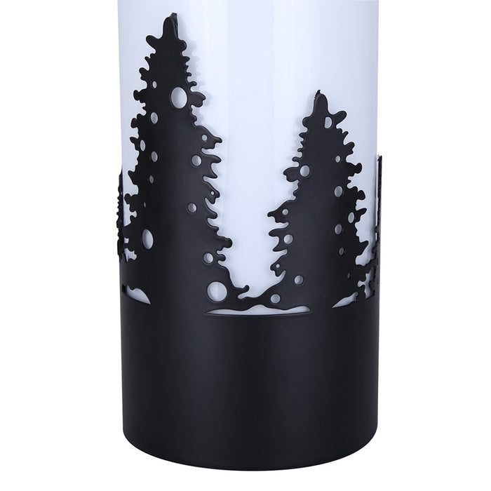 Canarm Silvia 1 Light 12.75" Table Lamp, Matte Black