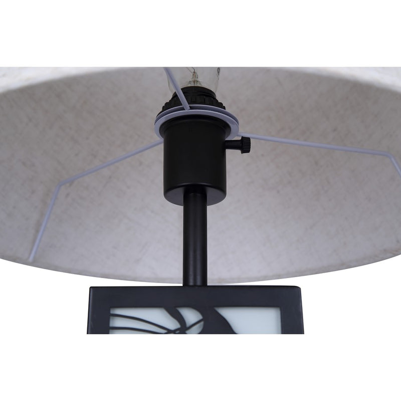 Canarm Coy 2 Light 26" Table Lamp, matte black