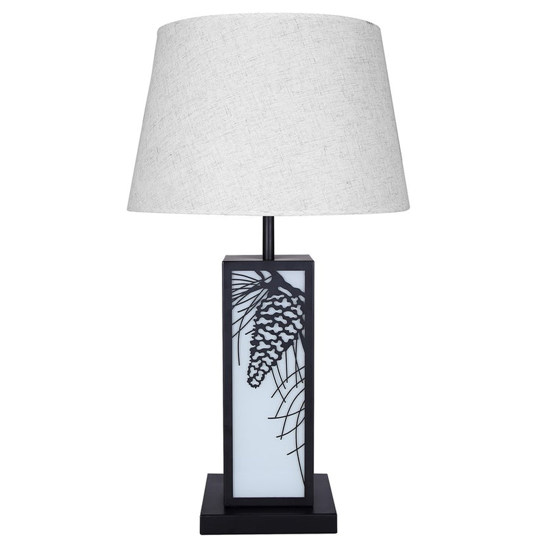 Canarm Coy 2 Light 26" Table Lamp, matte black