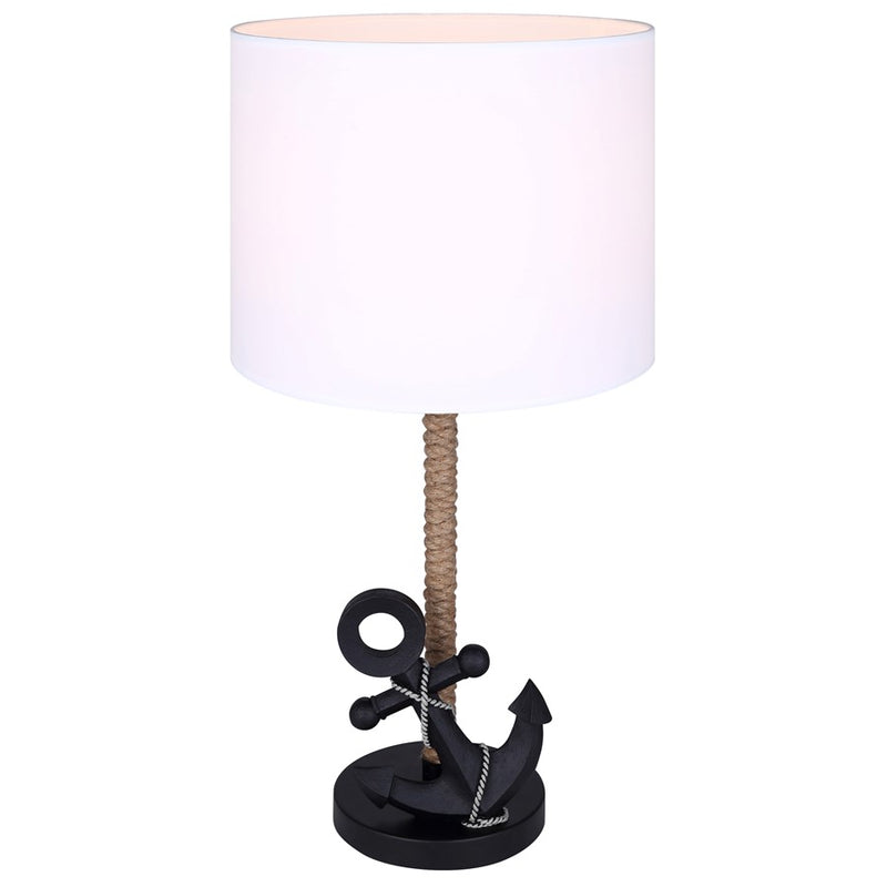 Canarm Sidro 1 Light 26" Table Lamp, Matte Black