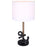 Canarm Sidro 1 Light 26" Table Lamp, Matte Black