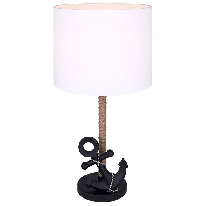 Canarm Sidro 1 Light 26" Table Lamp, Matte Black