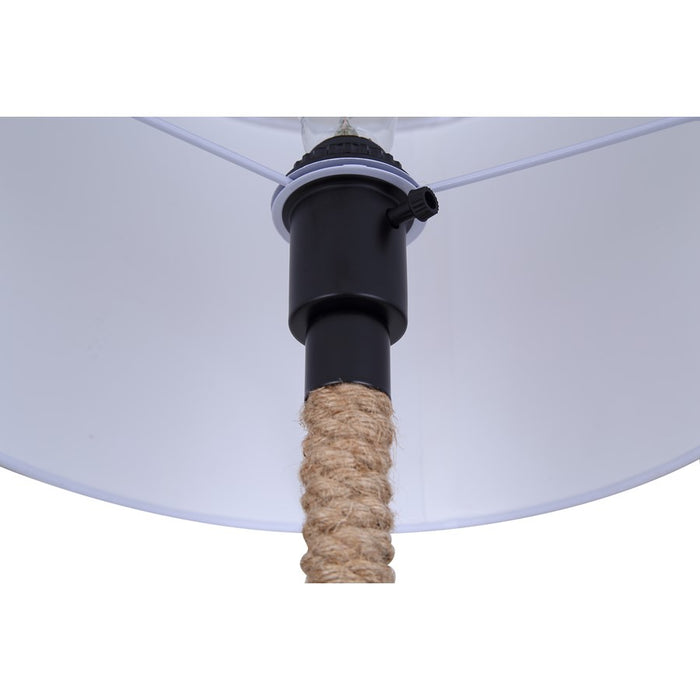Canarm Sidro 1 Light 26" Table Lamp, Matte Black