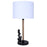 Canarm Sidro 1 Light 26" Table Lamp, Matte Black