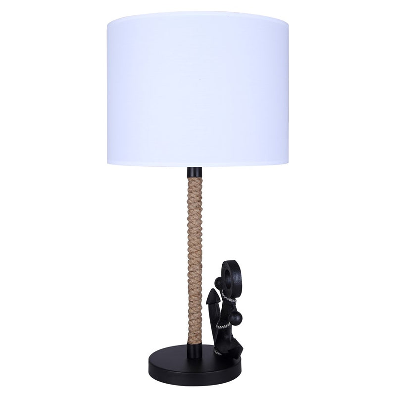 Canarm Sidro 1 Light 26" Table Lamp, Matte Black