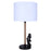 Canarm Sidro 1 Light 26" Table Lamp, Matte Black