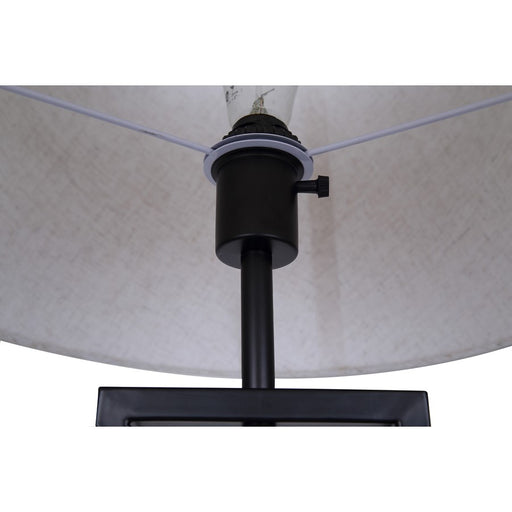 Canarm Willow 1 Light 26" Table Lamp, Matte Black