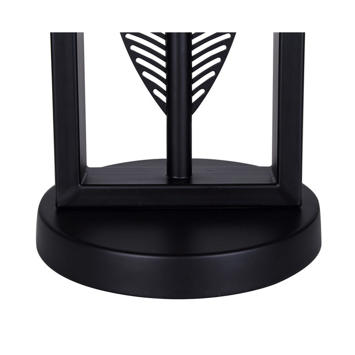 Canarm Willow 1 Light 26" Table Lamp, Matte Black