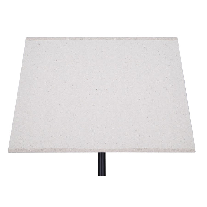 Canarm Burke 1 Light 26" Table Lamp, Matte Black/Brushed Brown