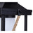 Canarm Collie 1 Light 12.75" Table Lamp, Matte Black/Rope