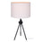 Canarm Holt 1 Light 27.25" Table Lamp, Matte Black/Neutral