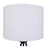 Canarm Holt 1 Light 27.25" Table Lamp, Matte Black/Neutral