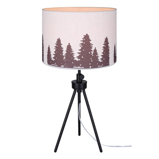 Canarm Holt 1 Light 27.25" Table Lamp, Matte Black