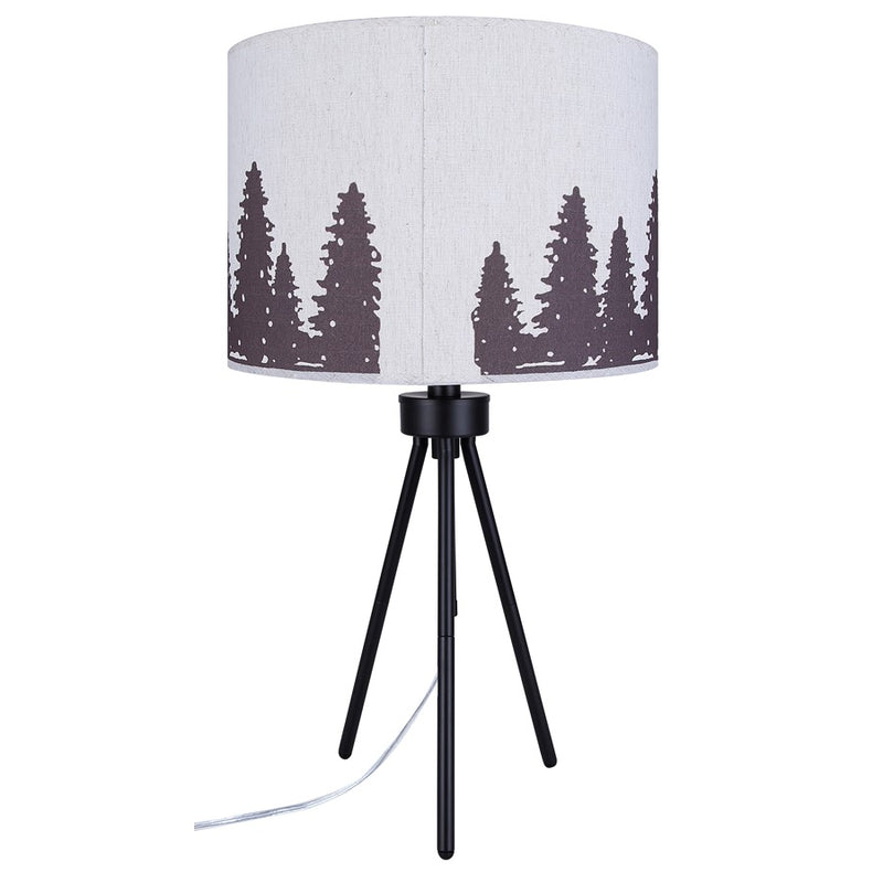 Canarm Holt 1 Light 27.25" Table Lamp, Matte Black