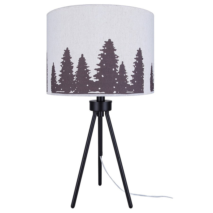 Canarm Holt 1 Light 27.25" Table Lamp, Matte Black