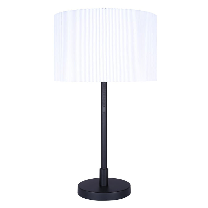 Canarm Carmynn 1 Light 24.25" Table Lamp, Black