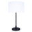 Canarm Carmynn 1 Light 24.25" Table Lamp, Black