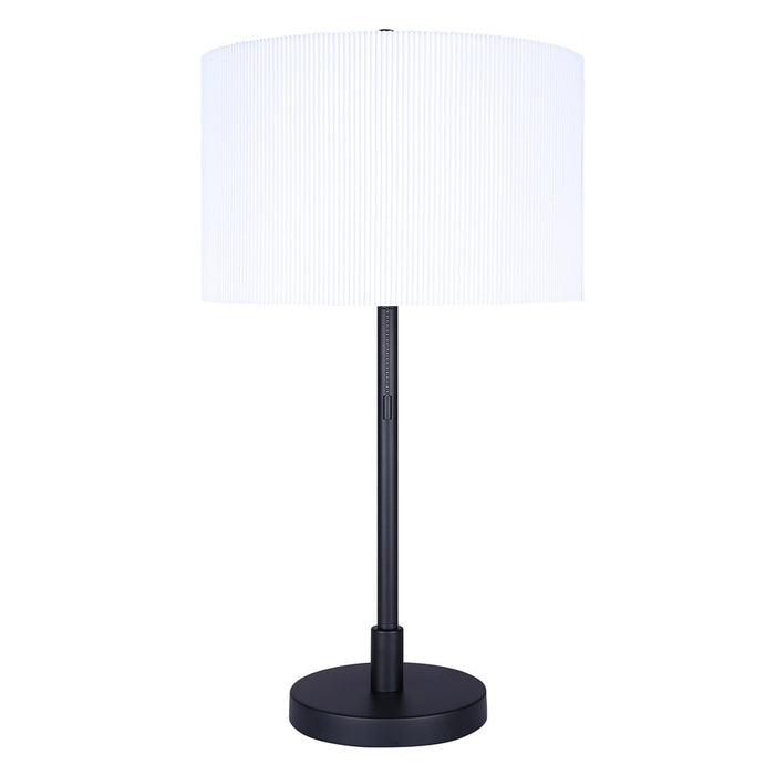 Canarm Carmynn 1 Light 24.25" Table Lamp, Black