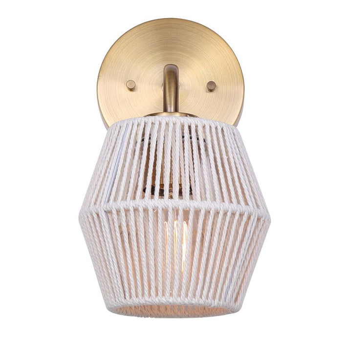 Canarm Willow 1 Light 7.5" Sconce, Gold