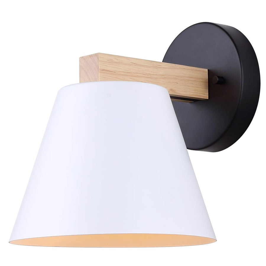 Canarm Harlyn 1 Light 9.13" Sconce, Matte White - IVL1124A01BWW