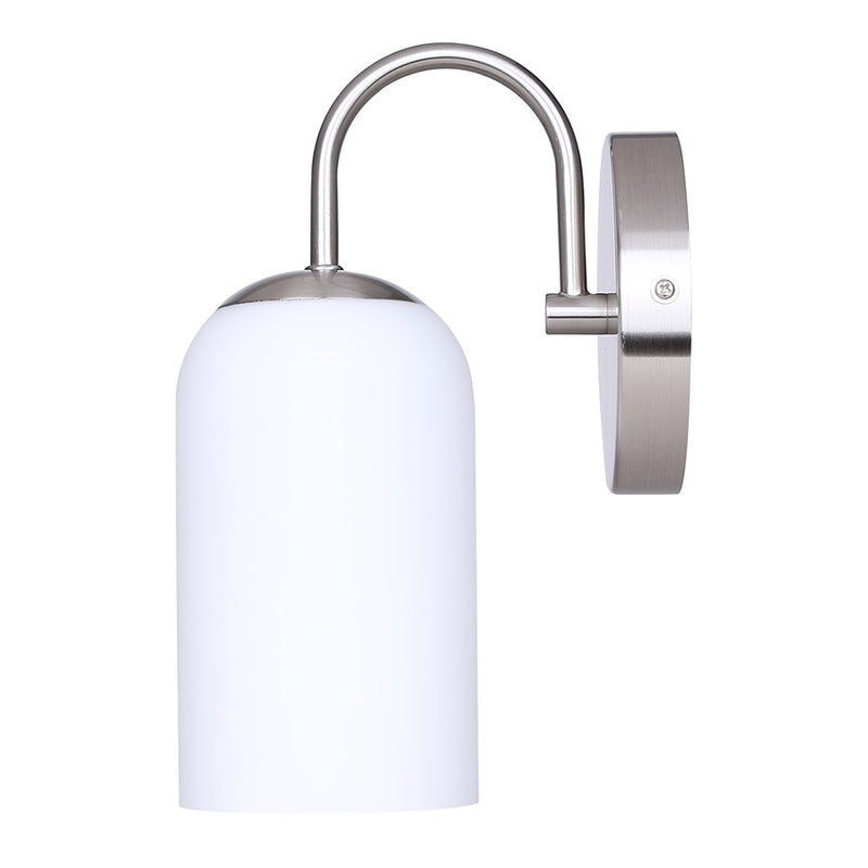 Canarm Novalee 1 Light 6.5" Vanity Light, Brushed Nickel