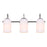 Canarm Novalee 3 Light 22" Vanity, Brushed Nickel