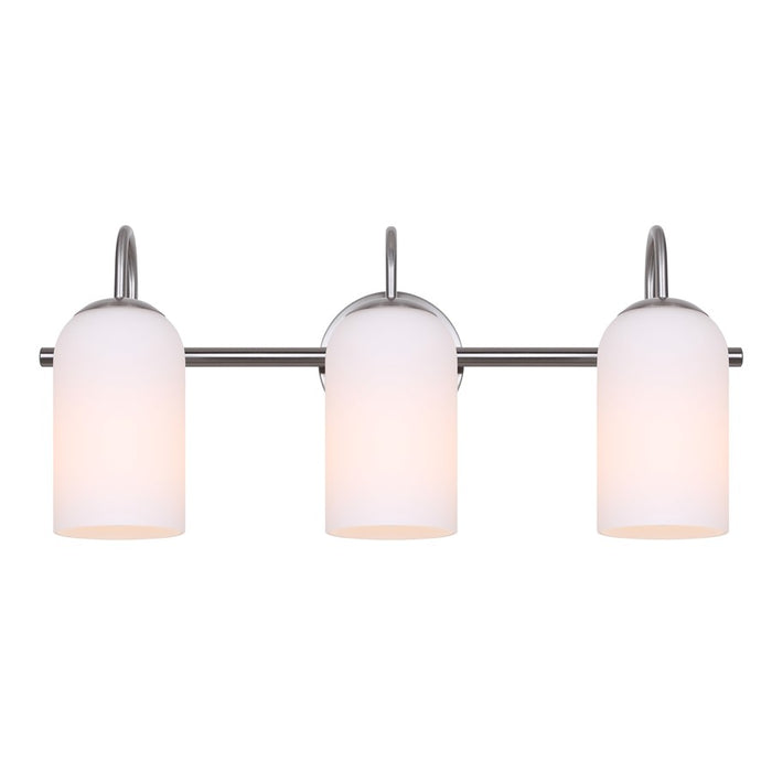 Canarm Novalee 3 Light 22" Vanity, Brushed Nickel