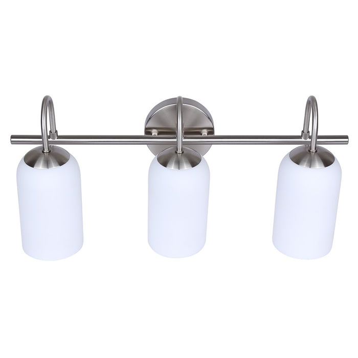 Canarm Novalee 3 Light 22" Vanity, Brushed Nickel