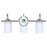Canarm Novalee 3 Light 22" Vanity, Brushed Nickel