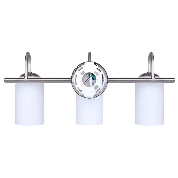 Canarm Novalee 3 Light 22" Vanity, Brushed Nickel