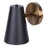 Canarm Harken 1 Light 7.75" Sconce, Matte Black/Gold