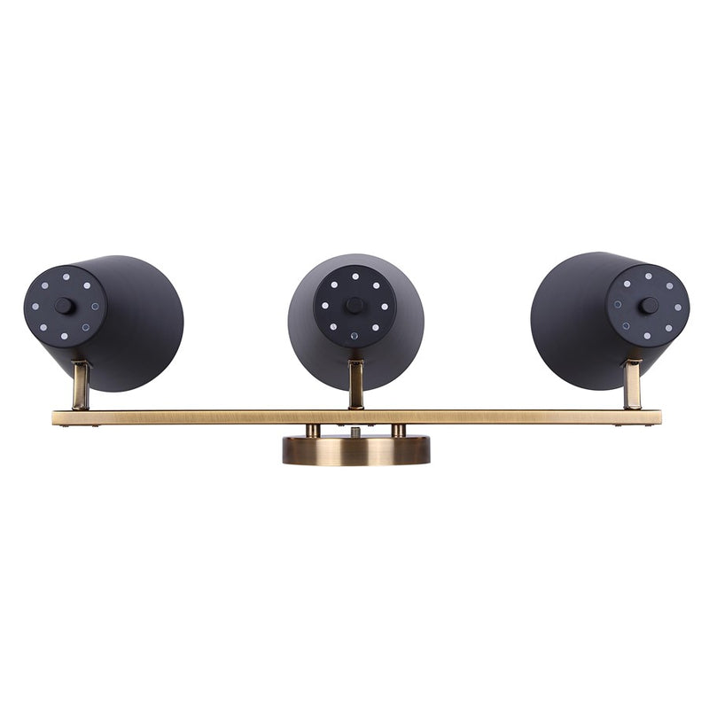 Canarm Harken 3 Light 24.5" Vanity, Gold