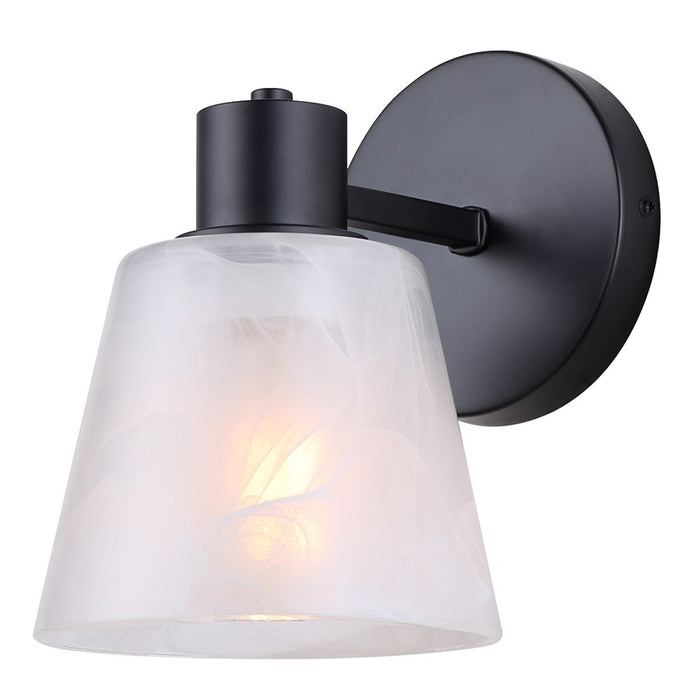 Canarm Luelle 1 Light 7.88" Sconce, Black