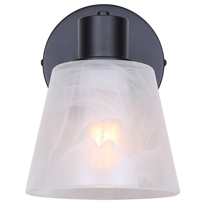 Canarm Luelle 1 Light 7.88" Sconce, Black