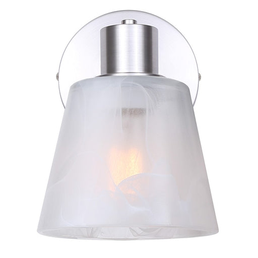 Canarm Luelle 1 Light 7.88" Sconce, Brushed Nickel