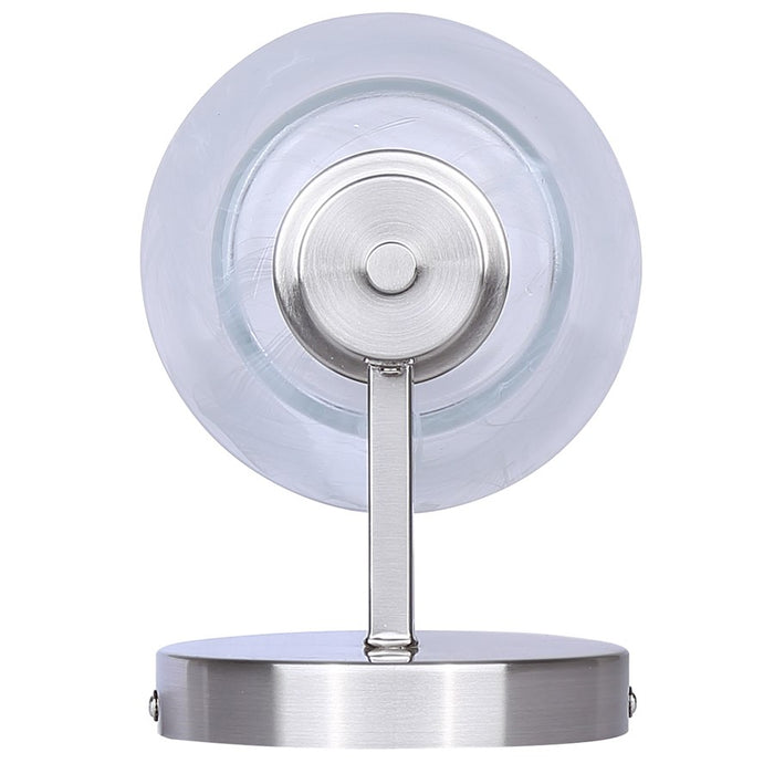 Canarm Luelle 1 Light 7.88" Sconce, Brushed Nickel