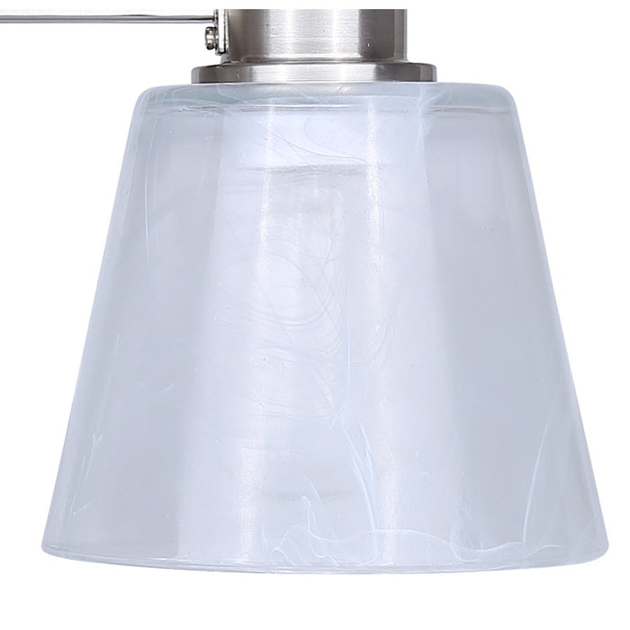 Canarm Luelle 1 Light 7.88" Sconce, Brushed Nickel