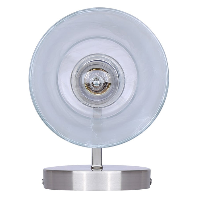 Canarm Luelle 1 Light 7.88" Sconce, Brushed Nickel